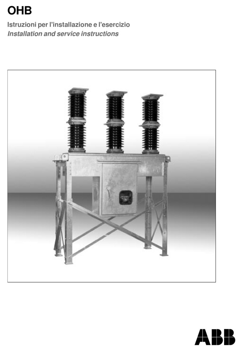 ABB OHB Installation and service instructions