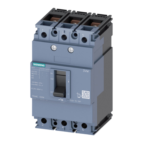Siemens 3VM11 1AA Series User manual