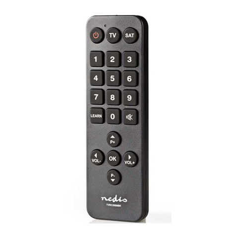 nedis TVRC20SNBK User manual