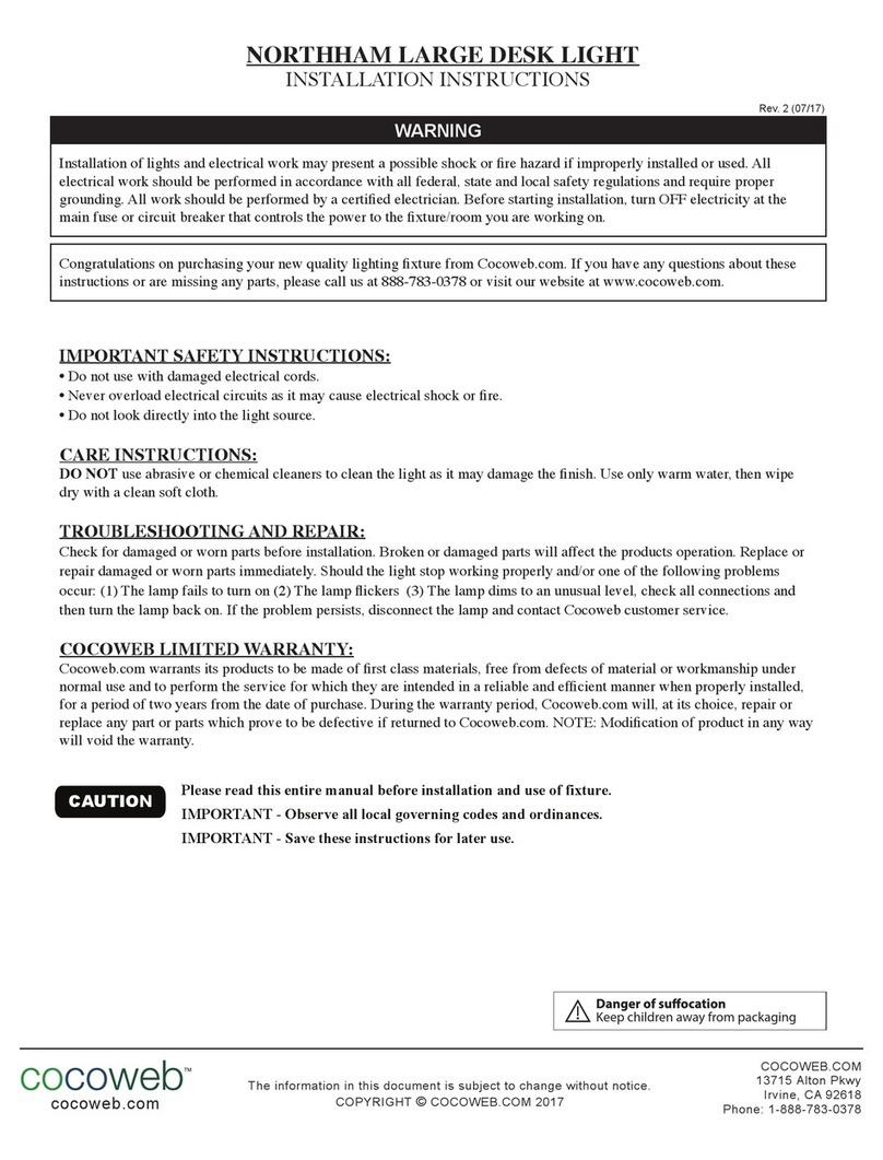 cocoweb AM-A852BR installation instructions