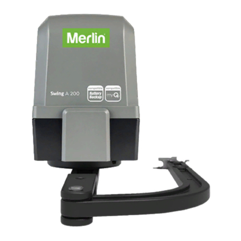 Merlin Swing A 200 User manual