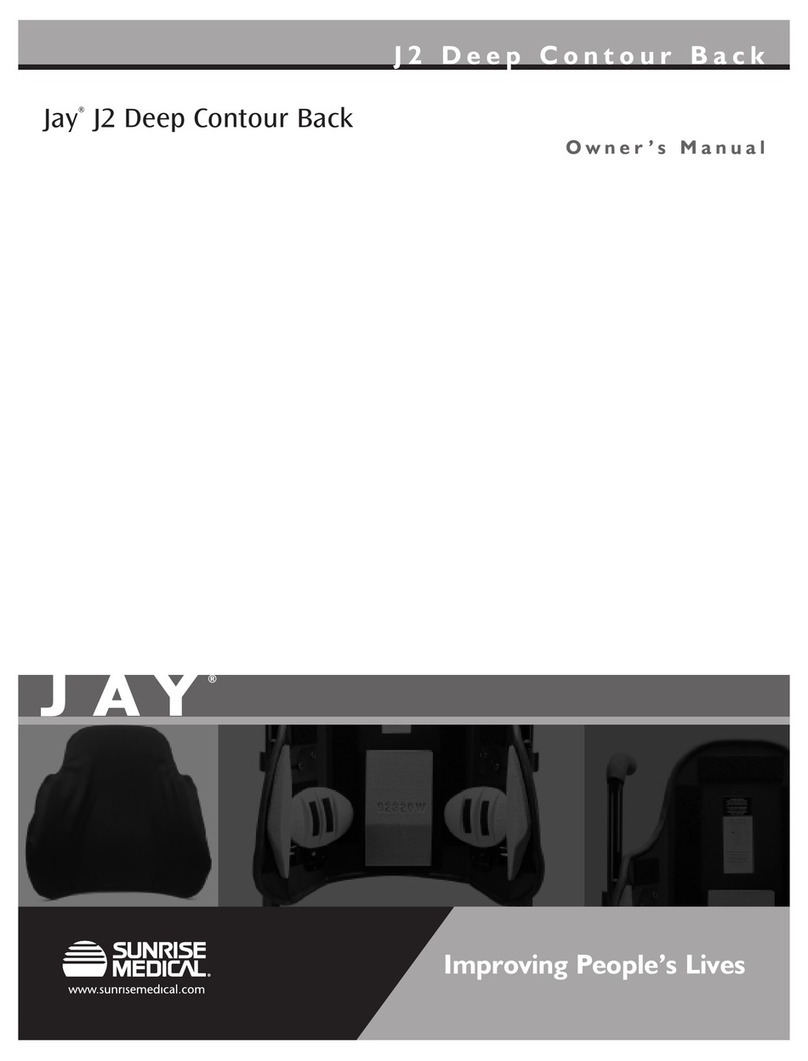 Sunrise Medical JAY J2 User manual