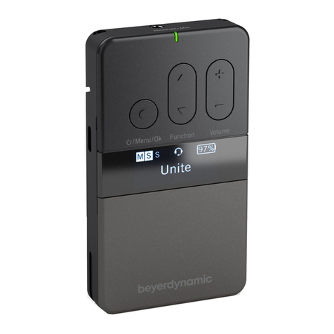 Beyerdynamic UNITE RP-T manual