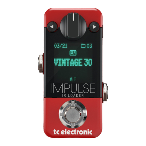 TC Electronic IMPULSE IR LOADER quick start guide