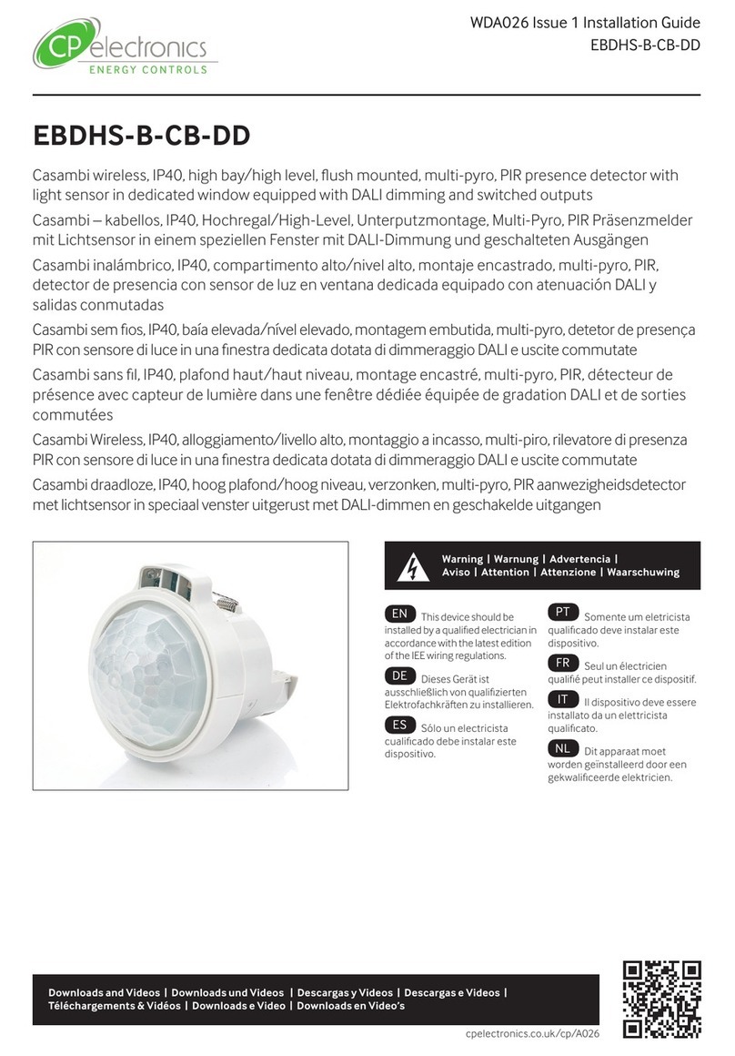 C.P. Electronics EBDHS-B-CB-DD User manual