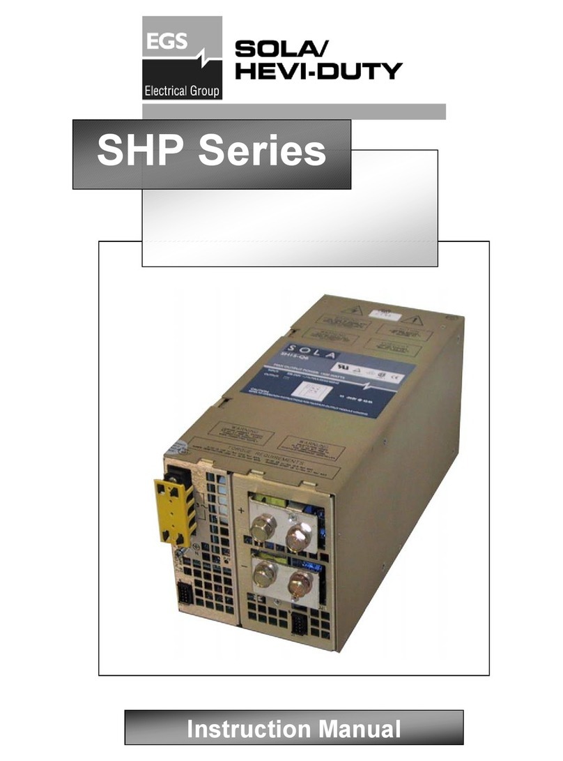 EGS SHP Series User manual