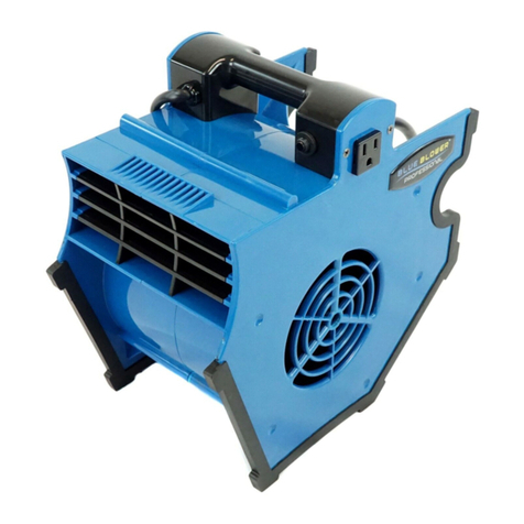 Blue Blower Professional BB 3000H Instruction and safety manual