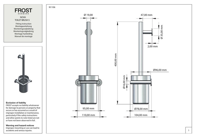 FROST NOVA 5 Install guide FROST NOVA 5 Install guide