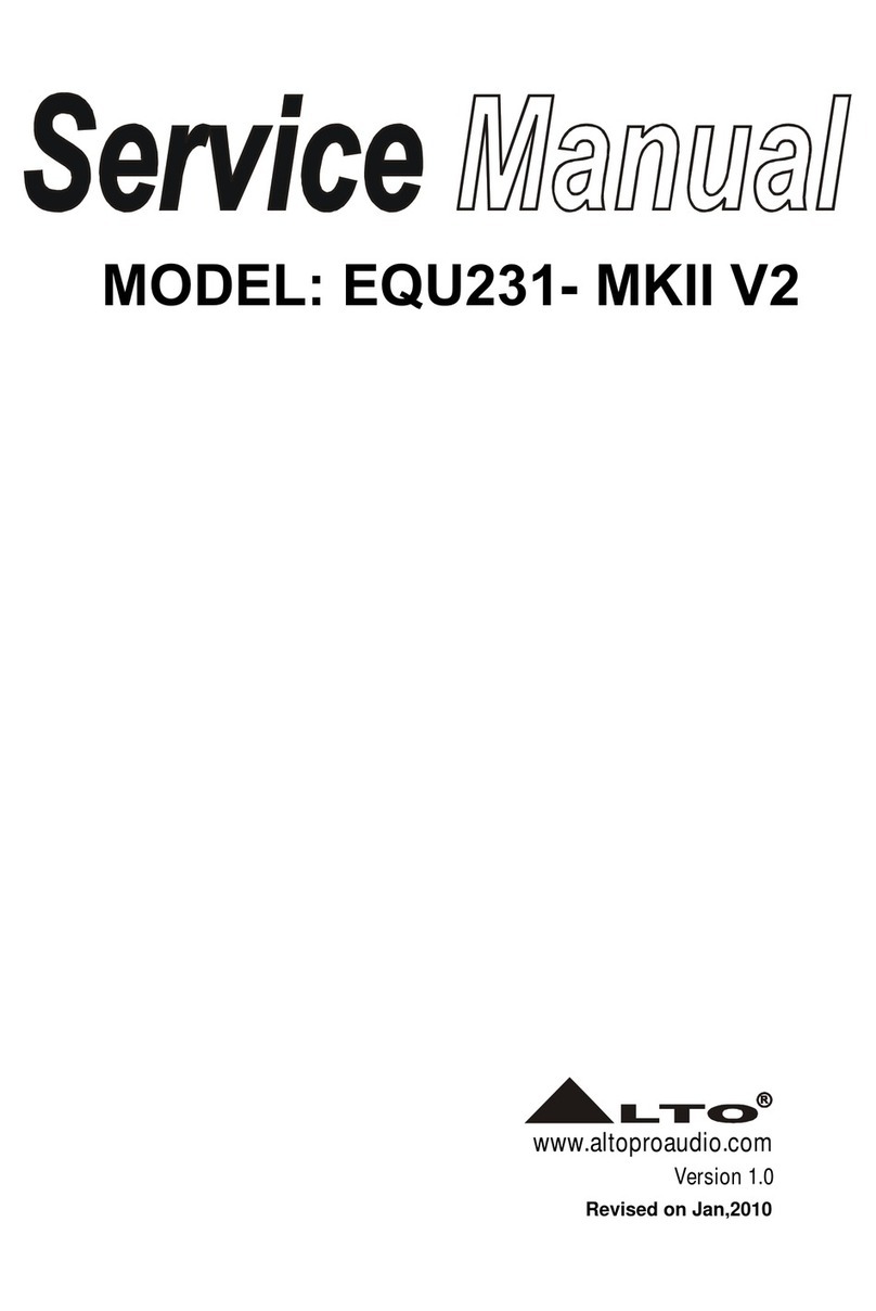 Alto EQU231- MKII V2 User manual Alto EQU231- MKII V2 User manual