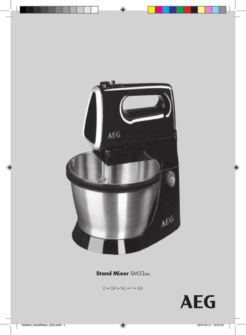 AEG SM33 Series User manual AEG SM33 Series User manual
