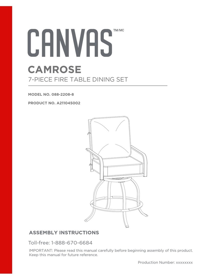 Canvas CV Camrose 088-2208-8 User manual Canvas CV Camrose 088-2208-8 User manual