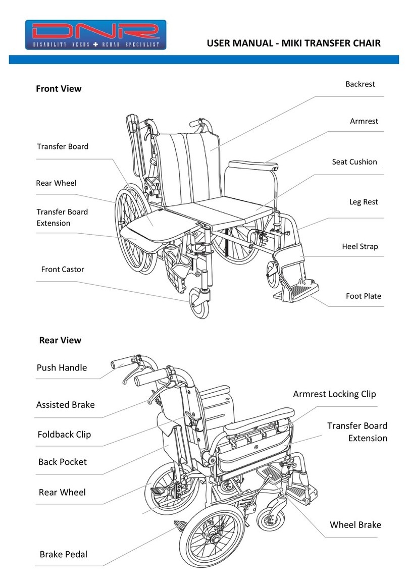 DNR MIKI TRANSFER CHAIR User manual