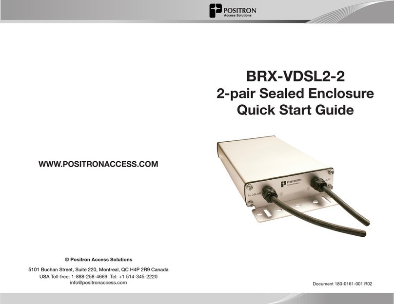 Positron BRX-VDSL2-2 quick start guide
