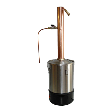 Pure Distilling Reflux Kit instructions