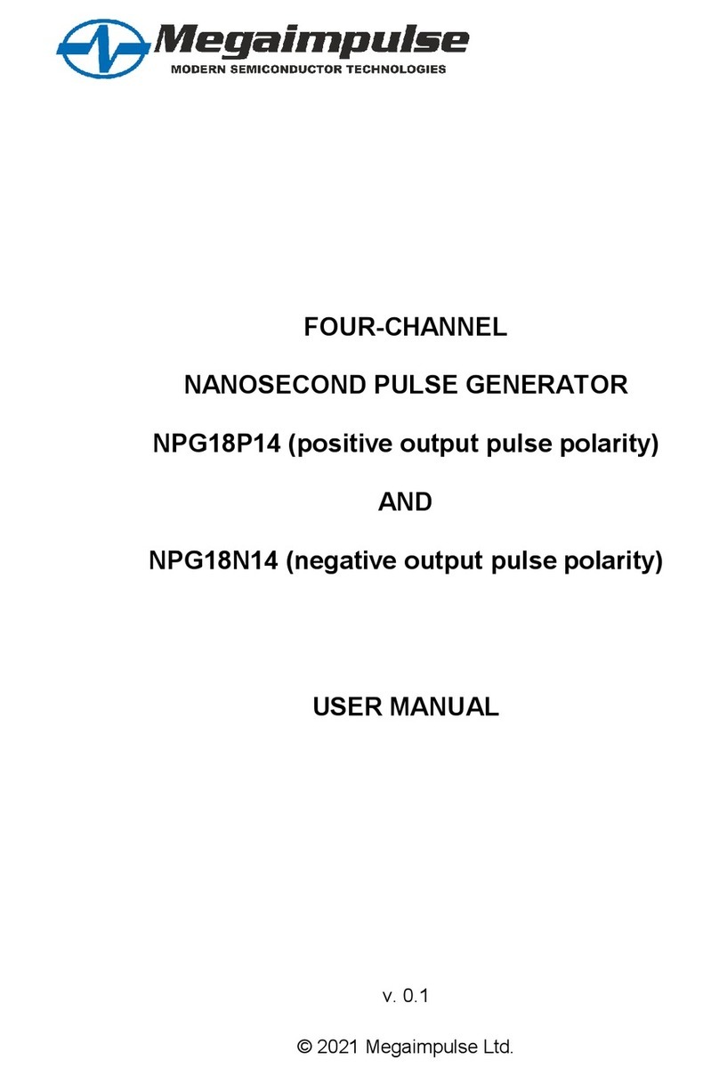 Megaimpulse NPG18P14 User manual
