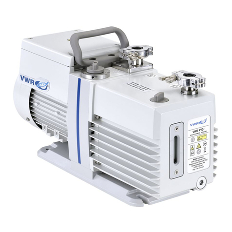 VWR VWR RV2.5+ instruction manual