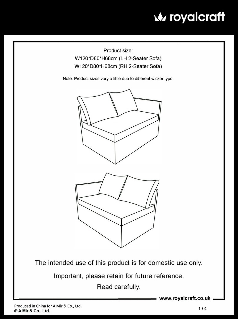 Royalcraft Weather Shield Wentworth LH Assembly instructions Royalcraft Weather Shield Wentworth LH Assembly instructions