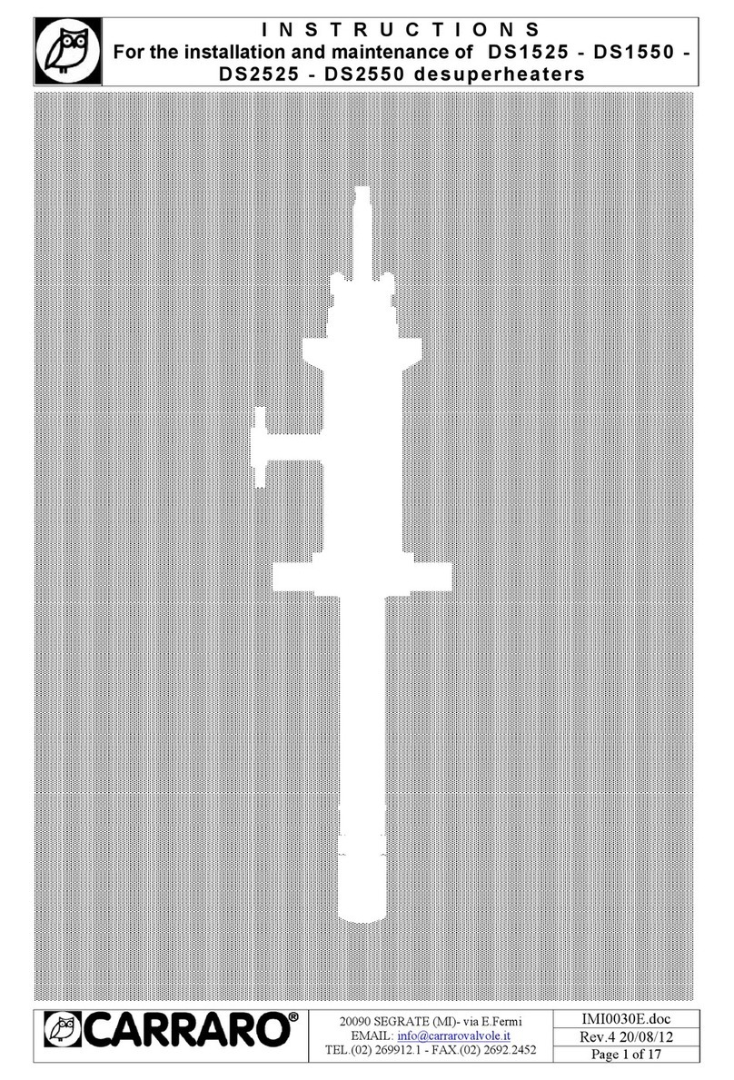 CARRARO DS1525 instructions