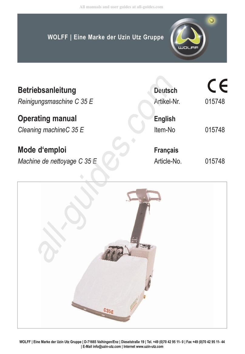 WOLFF C 35 E operating manual