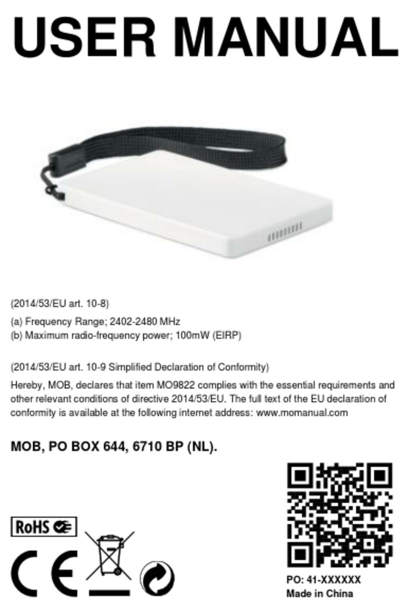 MOB MO9822 user manual