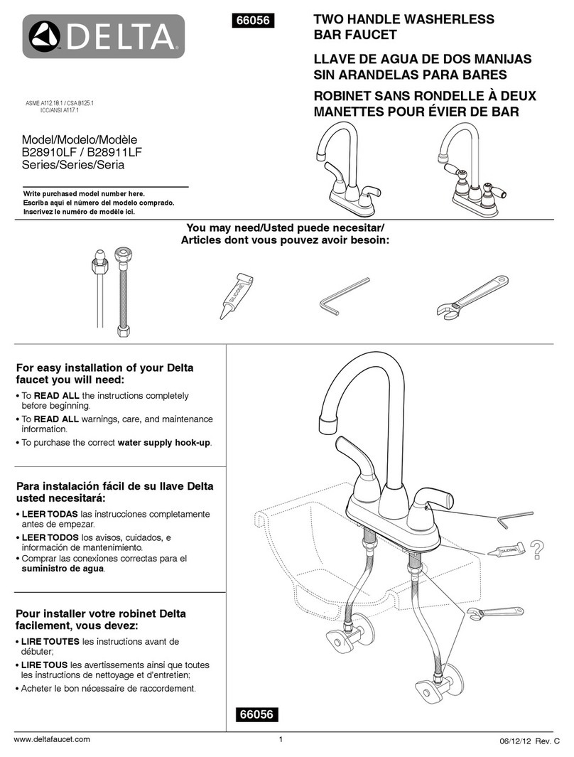 Delta B28910LF Series quick start guide Delta B28910LF Series quick start guide