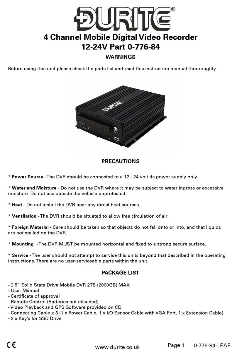 Durite 0-776-84 user manual