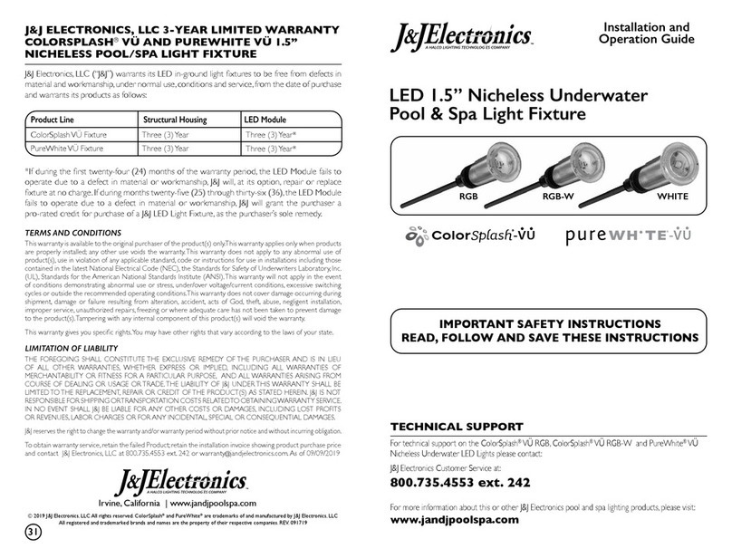 Halco J&J Electronics ColorSplash VU LPL-R1C-12... Installation and operation guide Halco J&J Electronics ColorSplash VU LPL-R1C-12... Installation and operation guide