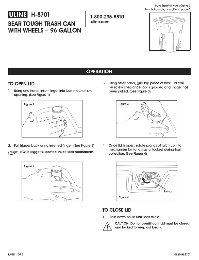 U-Line H-8701 manual