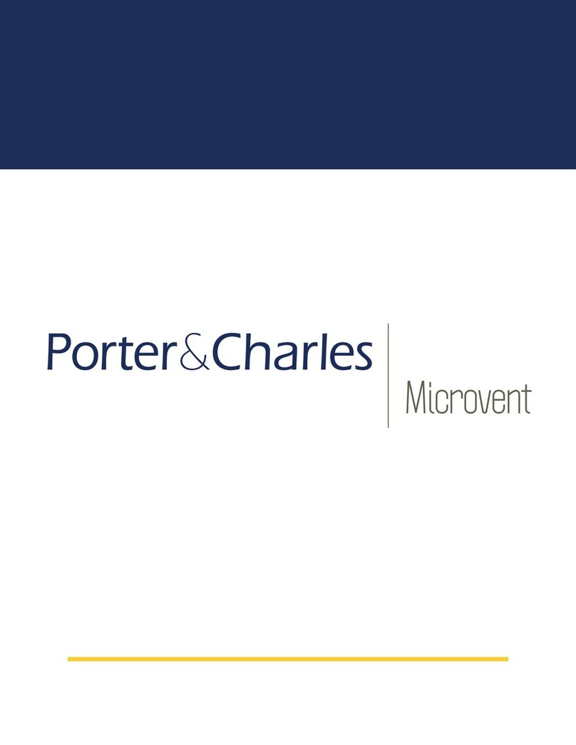 Porter&Charles Microvent PLCEM044K10 manual