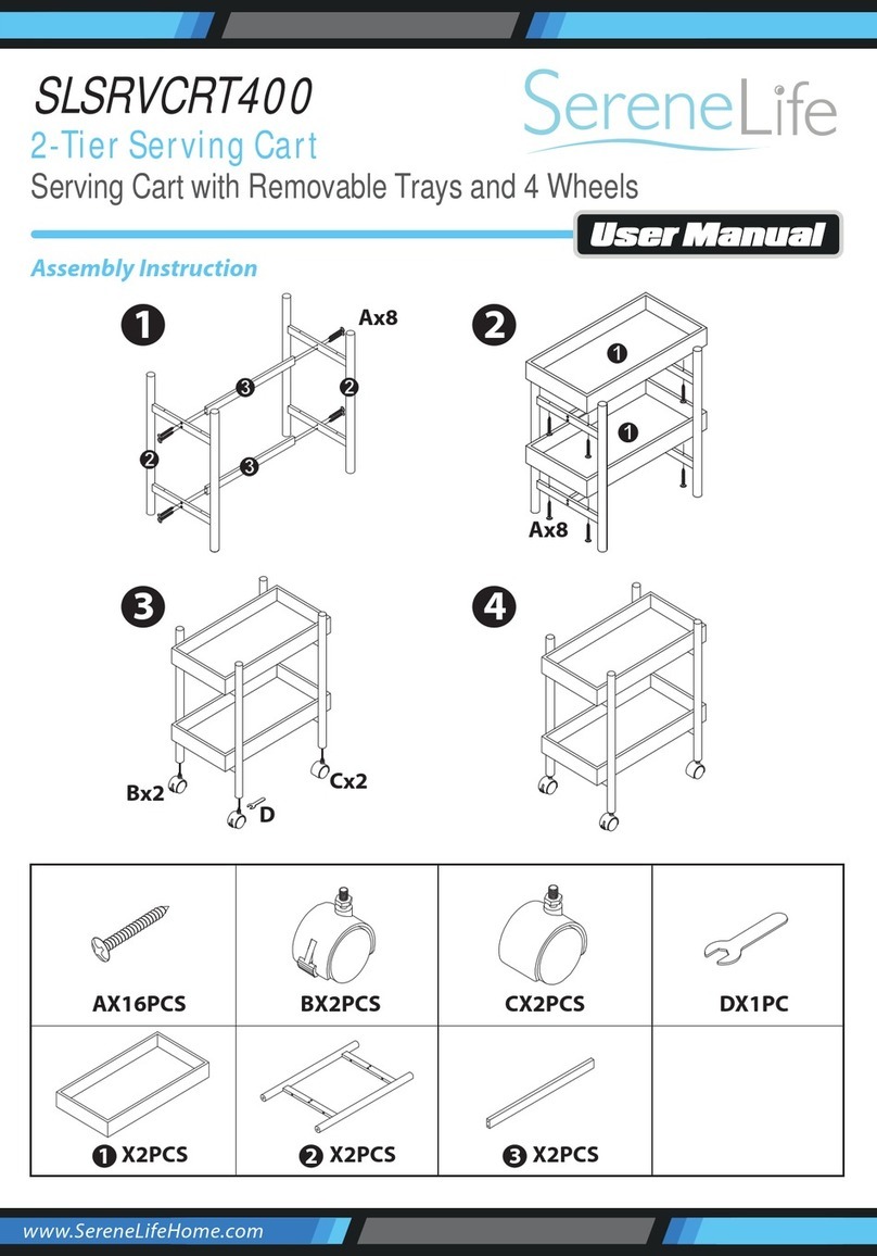 SereneLife SLSRVCRT400 user manual