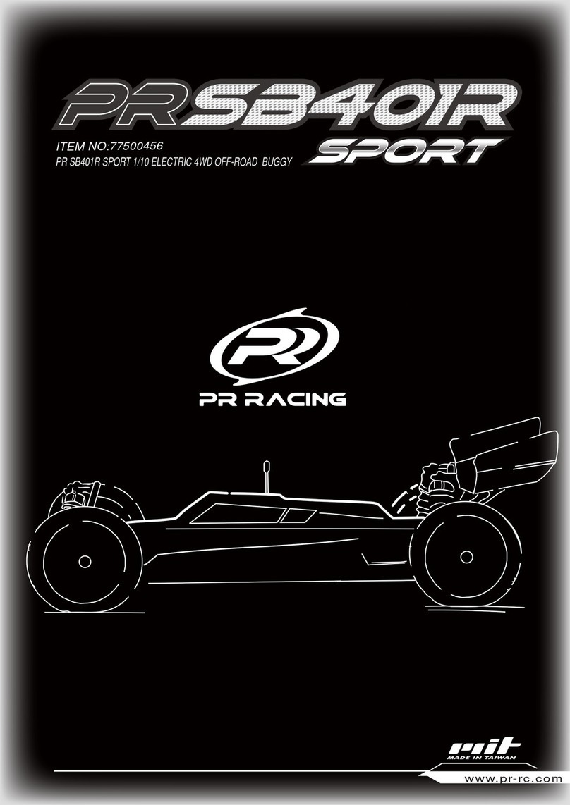 PR RACING PR SB401-R User manual