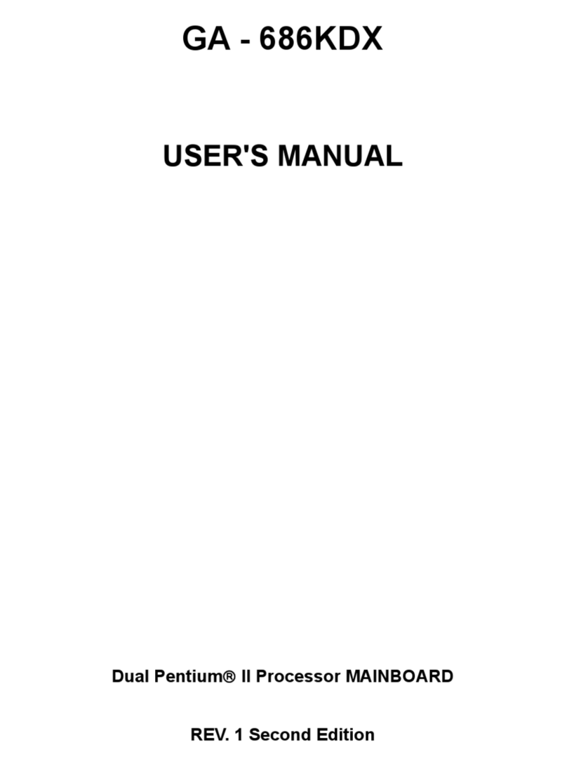 Gigabyte GA-686KDX user manual