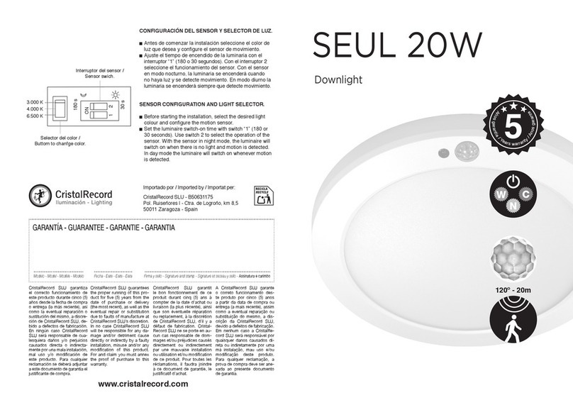 CristalRecord SEUL User manual