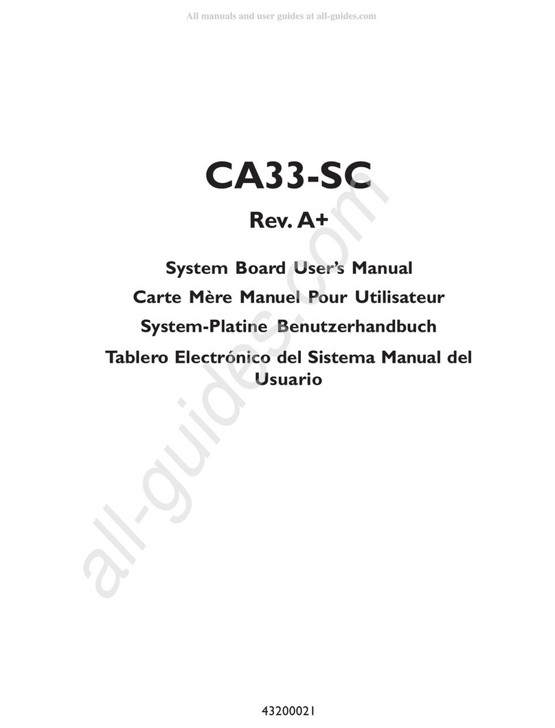 DFI CA33-SC user manual