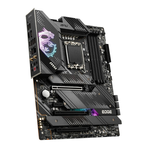 MSI MPG Z690 EDGE WIFI DDR4 User manual