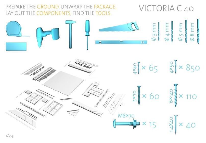 Ez Log Structures VICTORIA C 40 manual
