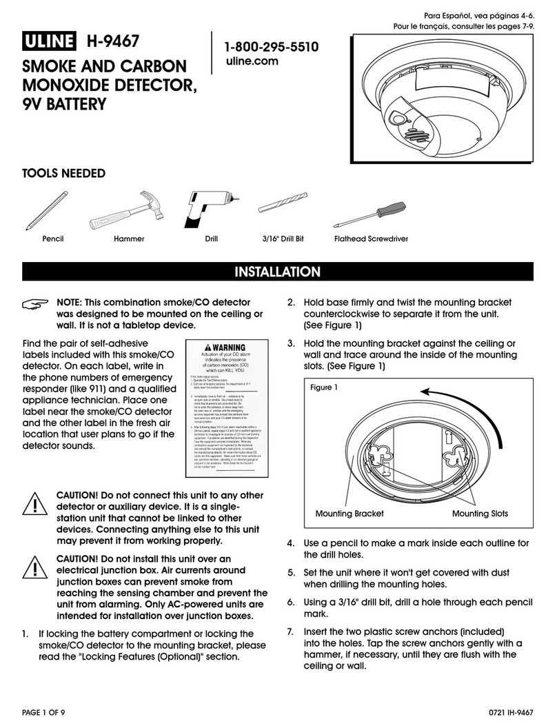 U-Line H-9467 User manual