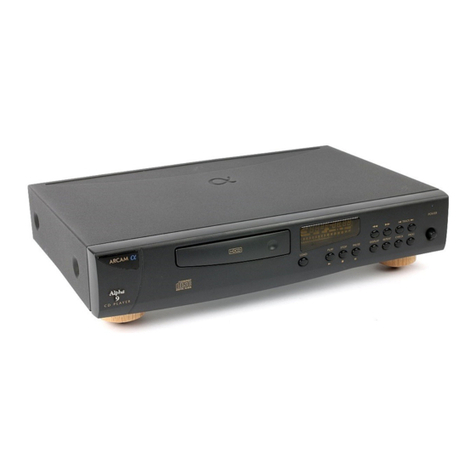 Arcam Alpha 7 User manual Arcam Alpha 7 User manual