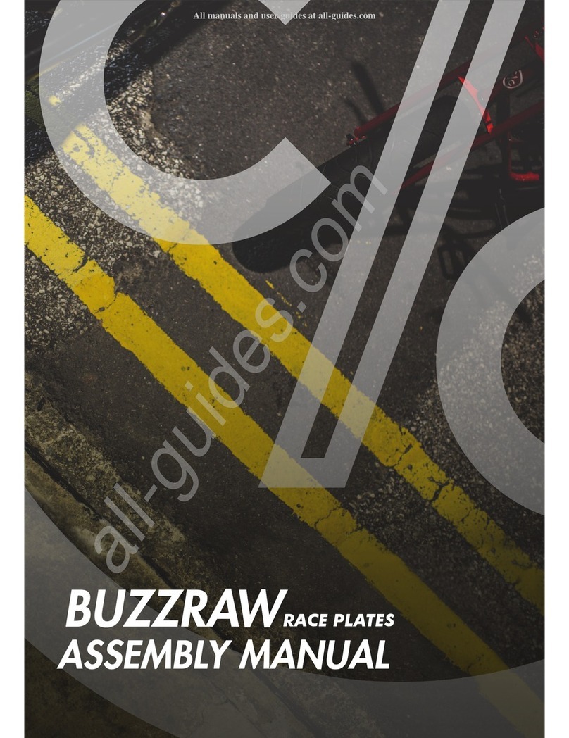 Coast BUZZRAW RACE PLATES Assembly manual