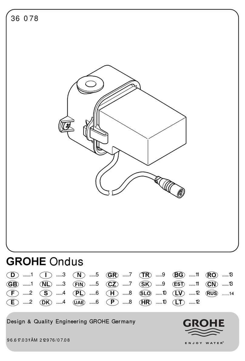 Grohe Ondus 36078 000 manual Grohe Ondus 36078 000 manual