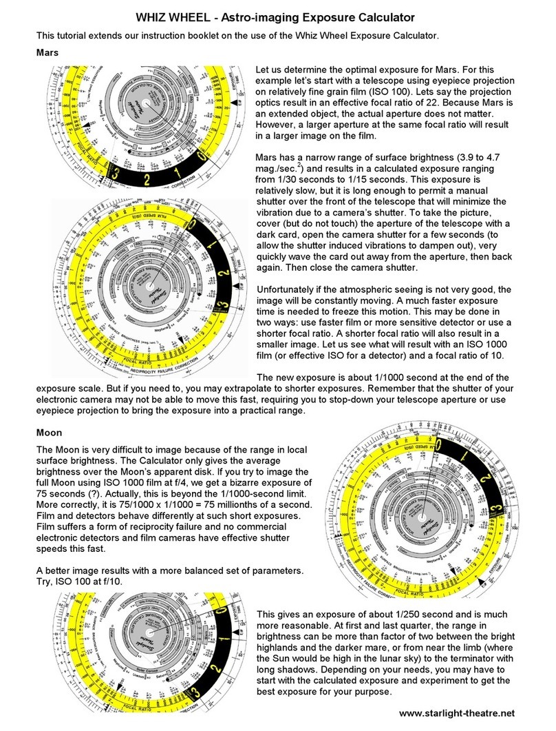 starlight WHIZ WHEEL Instruction booklet