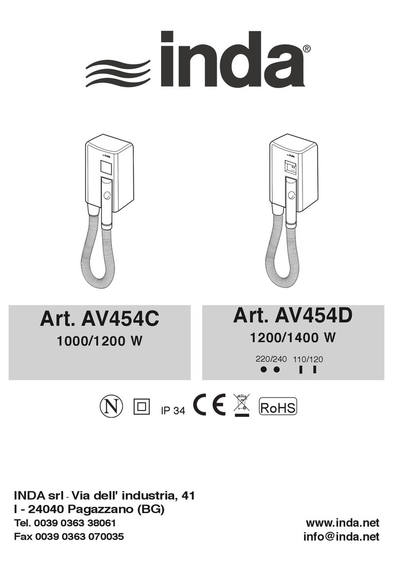 INDA AV454C User manual