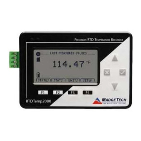 MadgeTech RTDTemp2000 User manual