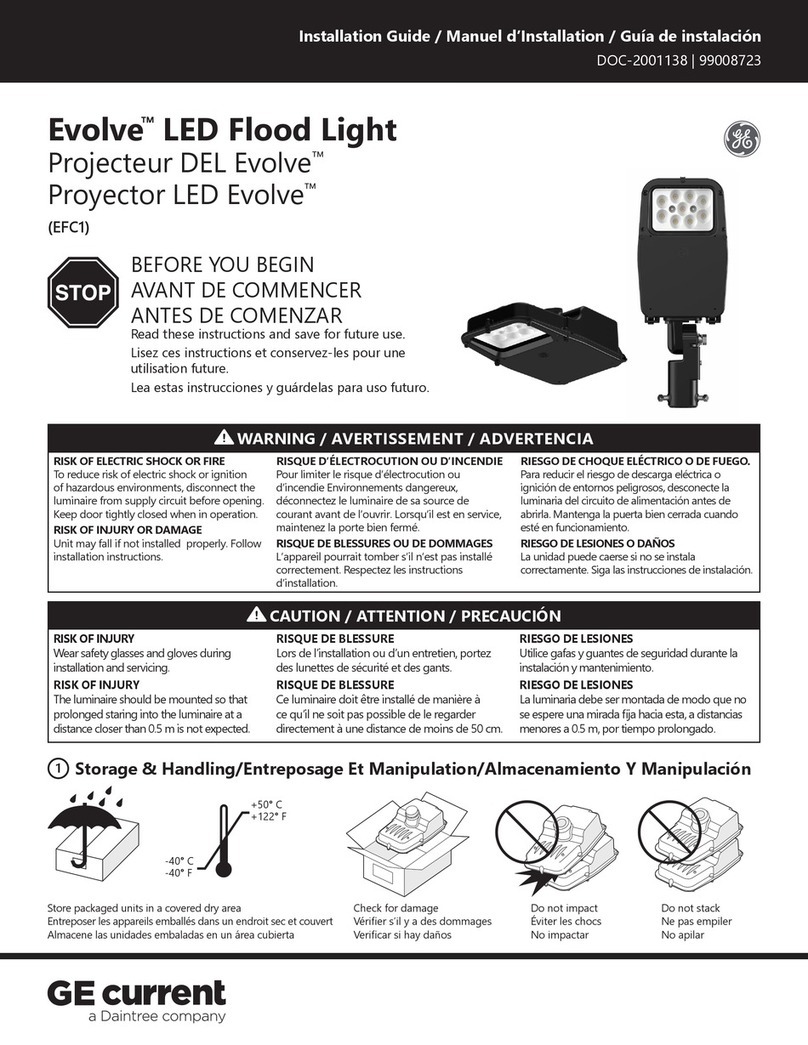 Daintree GE current Evolve EFC1 Series installation guide Daintree GE current Evolve EFC1 Series installation guide