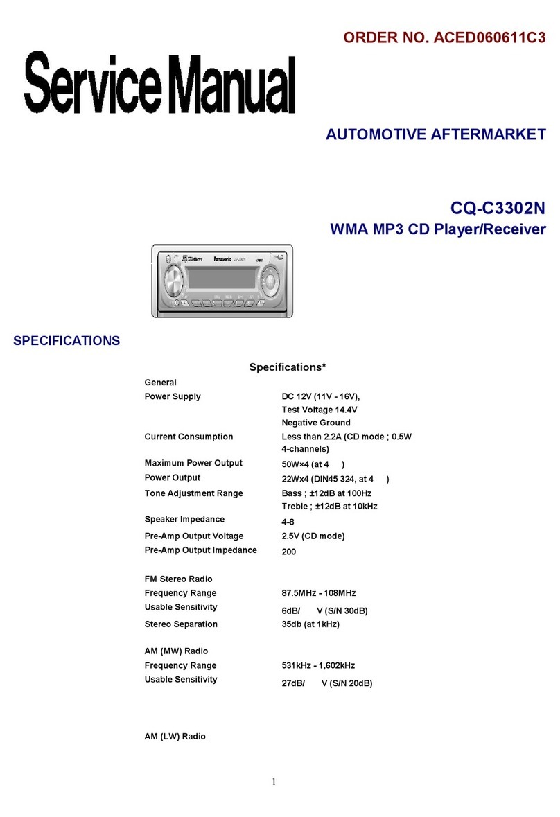 Panasonic CQ-C3302N User manual