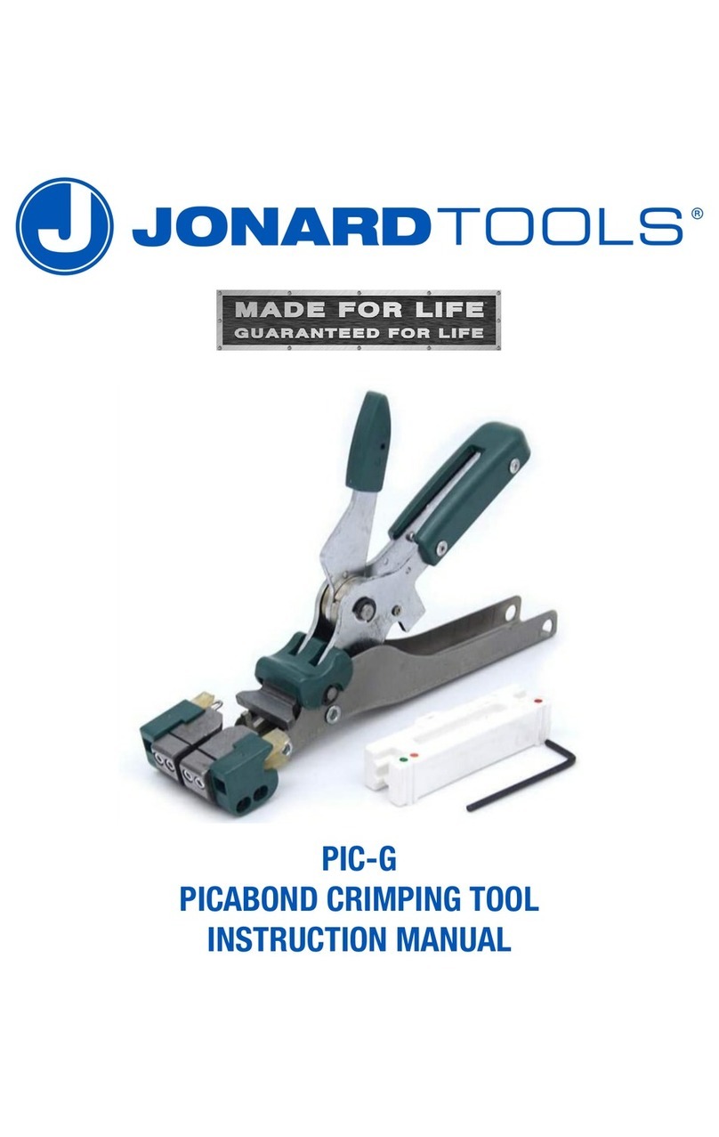 JONARD TOOLS PIC-G instruction manual