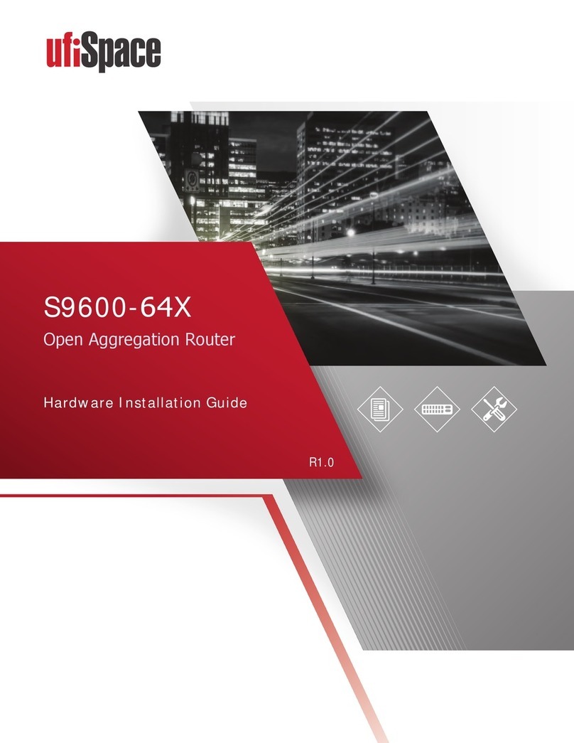 UfiSpace S9600-64X Hardware installation guide