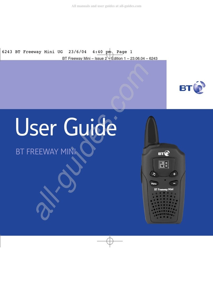 BT FREEWAY MINI User manual