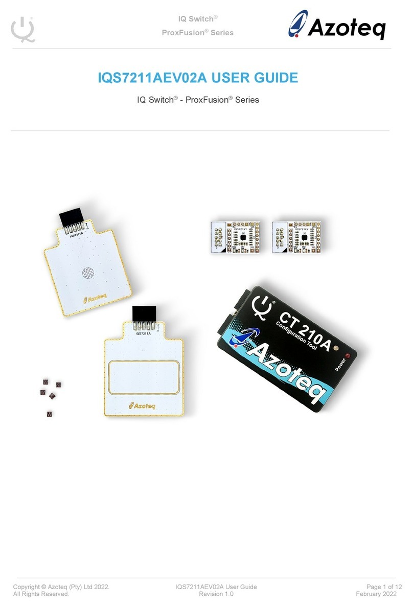 Azoteq IQS7211AEV02A user guide