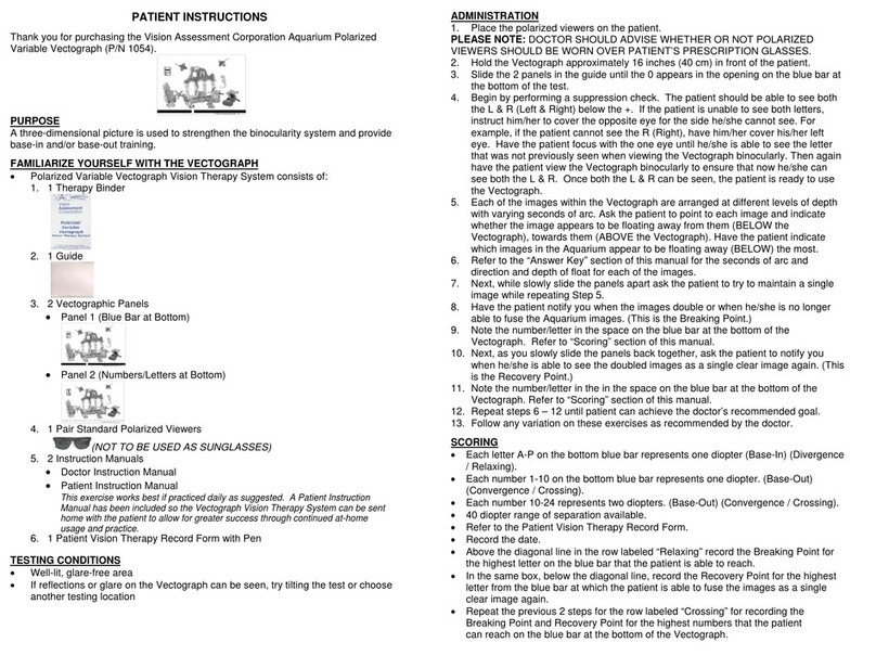 Vision Assessment 1054 Patient Instructions For Use
